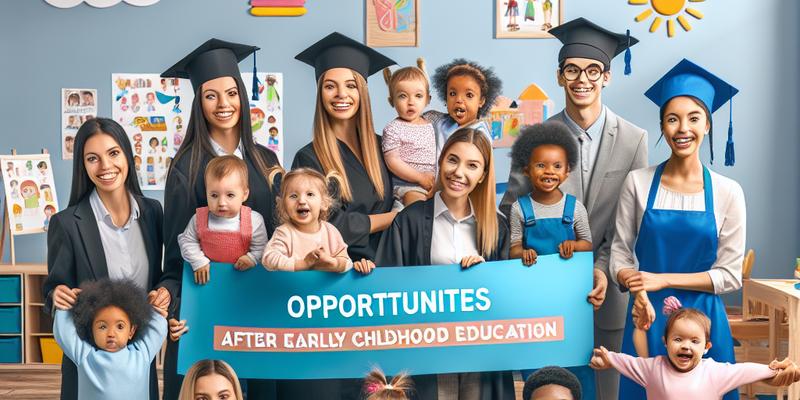 Le Secteur de la Petite Enfance : Quelles Possibilités Après le CAP Le Secteur de la Petite Enfance : Quelles Possibilités Après le CAP