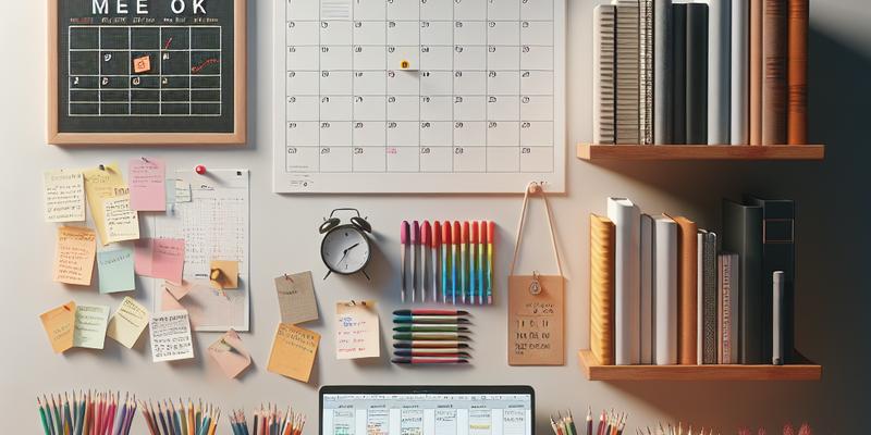 Organiser son Plan de Révision : L’Art de la Procrastination Évitée