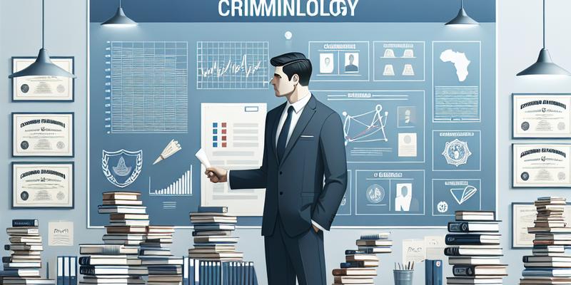 Parcours et Compétences pour Devenir un Expert en Criminologie Parcours et Compétences pour Devenir un Expert en Criminologie